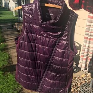 Reebok purple vest.